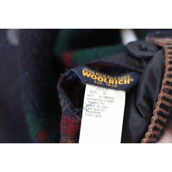 Woolrich Southwest Wool Reversible Long Hooded Blanket Coat Duster Small H14206 - Picture 7 of 16